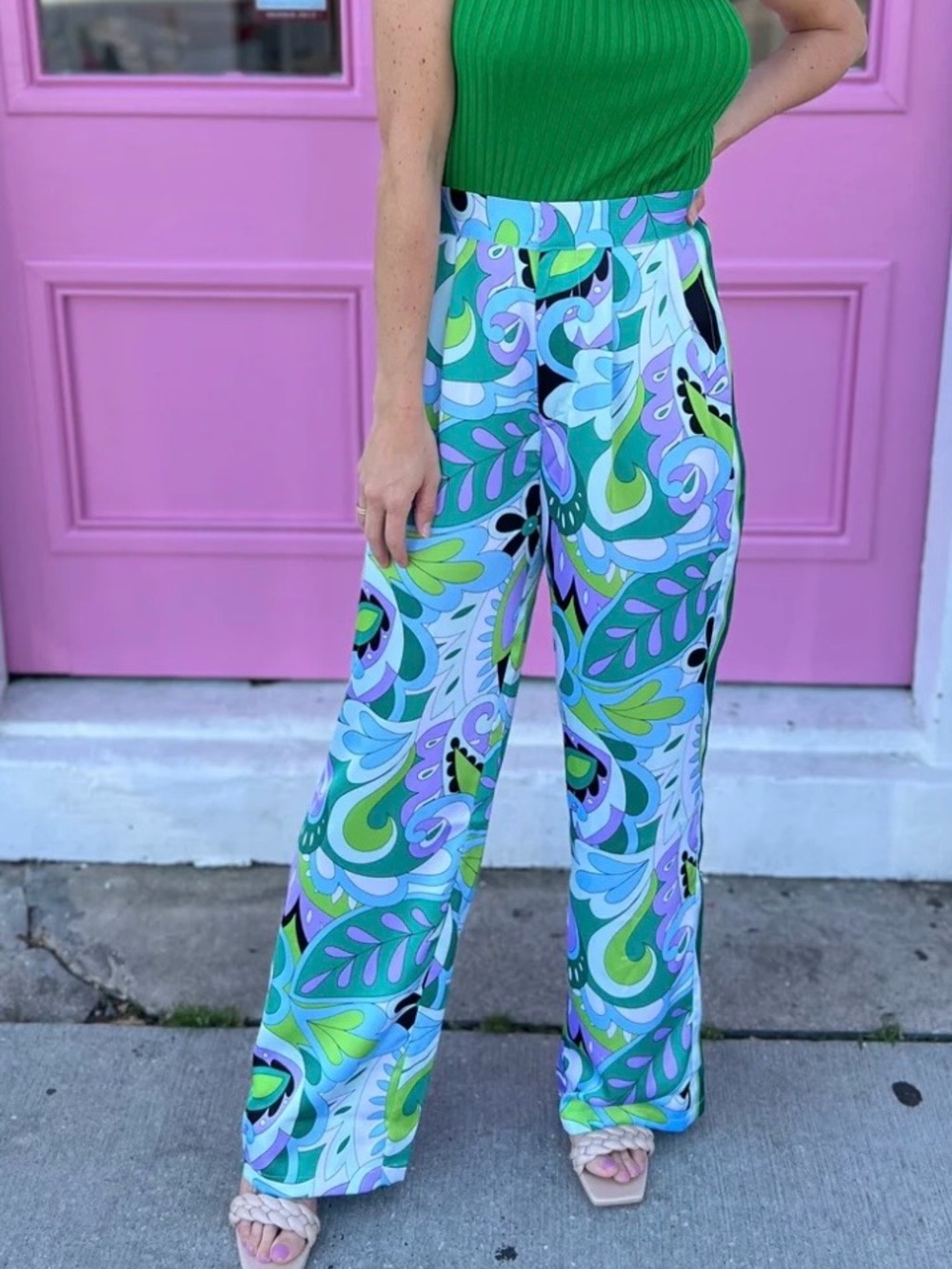 Steve Madden Multicolor Patterned Pants